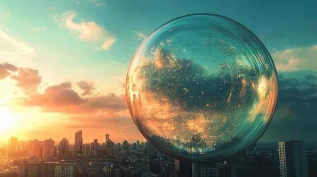 market bubble bursting due to unsustainable speculation