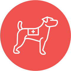 Rescue Dog Icon