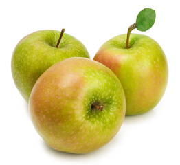 apples isolated on white background