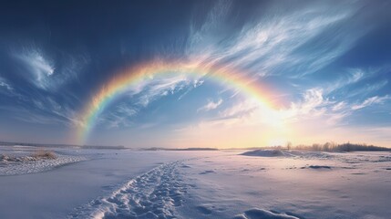 circumzenithal arc, a rare, rainbow-like optical phenomenon caused by ice crystals high in the atmosphere
