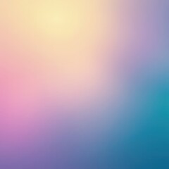 Obraz premium Soft pastel gradient, pink to blue to yellow Blurred, dreamy effect , background, soft