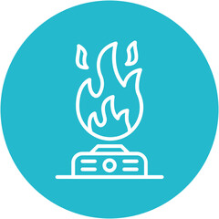 Gas Flame Icon