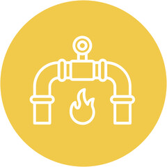 Gas Pipeline Icon