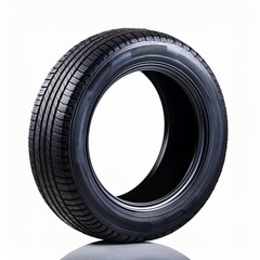 car tire isolated on white background