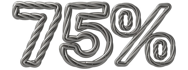 3D Representation of Number Percent