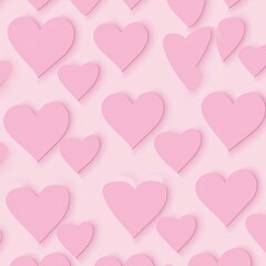 This loving shape pattern is versatile and can be applied to wallpaper, wrapping paper, greeting cards, and fabric