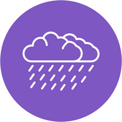 Monsoon Cloud Burst Icon