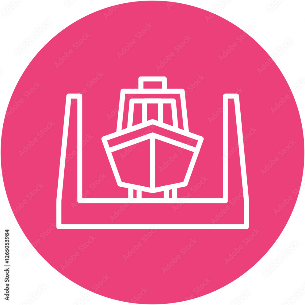 Sticker Dry Dock Icon