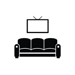 sofa and tv