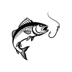fish on hook