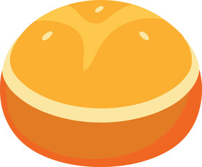 Anpan Japan Bread vector illustration