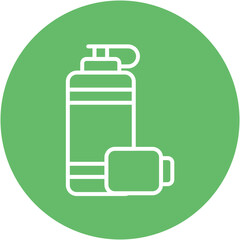 Obraz premium Travel Bottles Icon