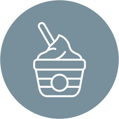 Frozen Yogurt Icon