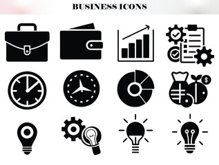 business icons set