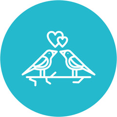 Love Birds Icon