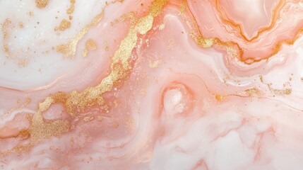 Fototapeta premium Elegant Abstract Marble Texture with Gold Veins and Soft Pastel Colors