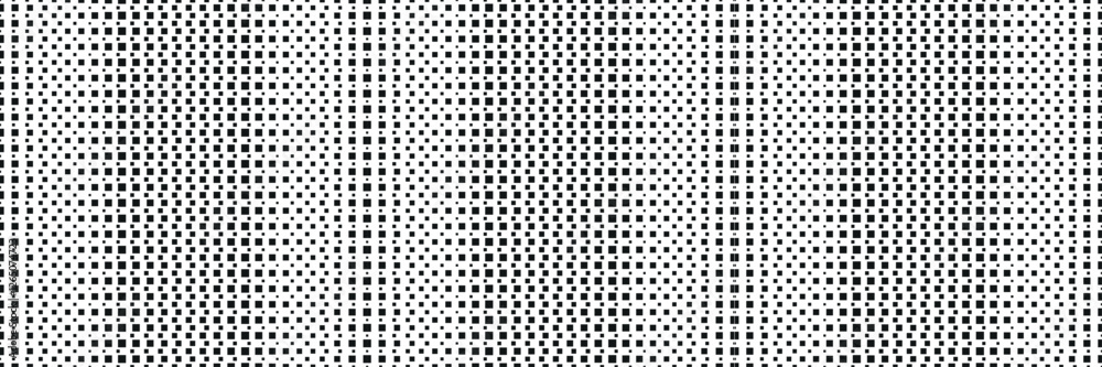 Poster seamless black dots white background. seamless black grunge half tone dots gradient pattern. half to