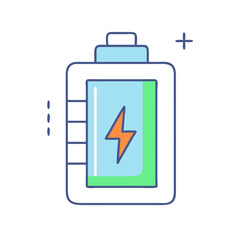 battery icon, battery vector illustration-simple illustration of battery, perfect for battery logos and icons