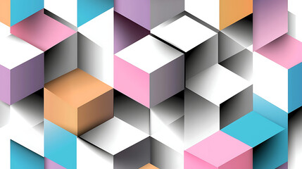 Obraz premium A colorful image of blocks in various colors and sizes. generated using AI