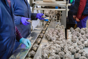 production of a metal sponge for washing dishes