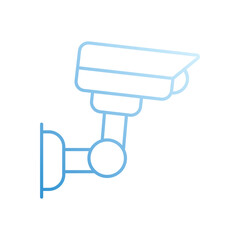 Cctv  vector icon stock illustration