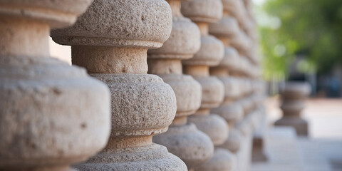 Fototapeta premium Stone Balustrade Detail