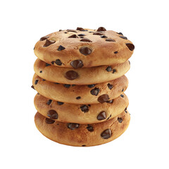 Stack of Chocolate Chip Cookies
