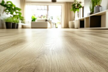 Elegant luxury living room with natural elements and modern design