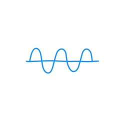 Fototapeta premium sound wave lines