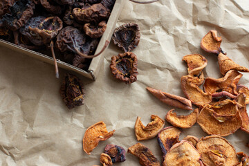 Organic Healthy Assorted Dried Fruit on a box
