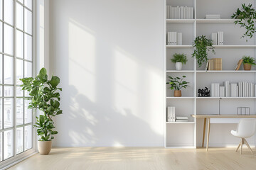 Home furniture with greenery as a background