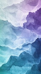 Naklejka premium Abstract pastel mountain range landscape, textured, colorful, vibrant, gradient.