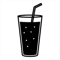 juice glyph icon vector silhouette design