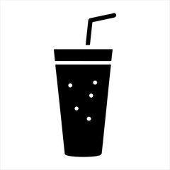 juice glyph icon vector silhouette design