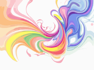 Colorful Swirling Abstract Background Design