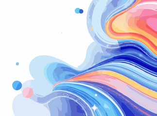 Fluid Motion Abstract Artistic Background