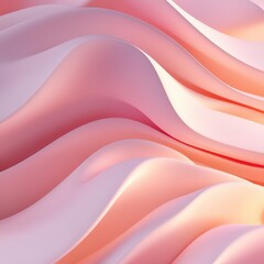 Soft waves of pastel hues creating a serene and calming ambiance in a vibrant landscape