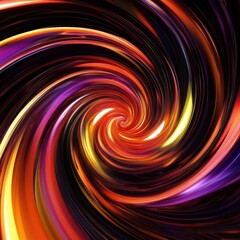 Vivid spiral of colors creating a mesmerizing whirlpool effect in cosmic dimensions