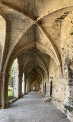 Obraz premium monastery ruins, abbey, temple, antiquities, charming atmosphere, castle