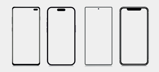 Smartphone. Mobile phone Template. Realistic smartphone. Smartphone mockup