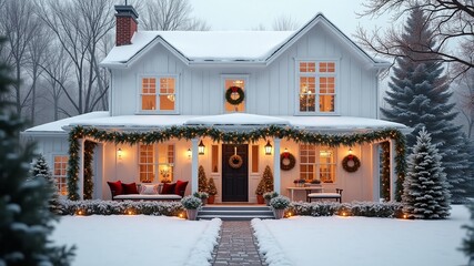 Cozy Winter Farmhouse