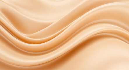 Futuristic 3D Curved Abstract Wallpaper with Vibrant Colors and Smooth Fluid Waves for Modern Aesthetic Backgrounds