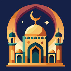 ramadan poster vector