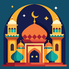 ramadan poster vector