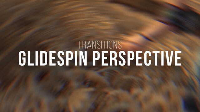 Glide Spin Perspective Transitions | Drag and Drop Style