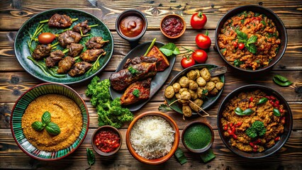 Nigerian Cuisine Silhouette - Su Su & Chops