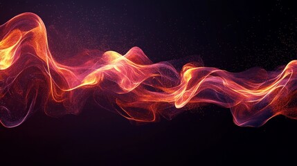 Obraz premium Generative AI, an abstract background image with a fluid movement effect