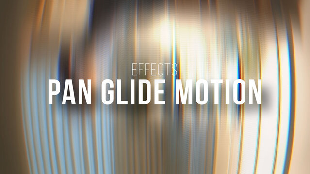 Pan Glide Motion Effects | Drag and Drop Style