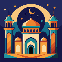 ramadan poster vector