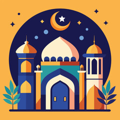 ramadan poster vector